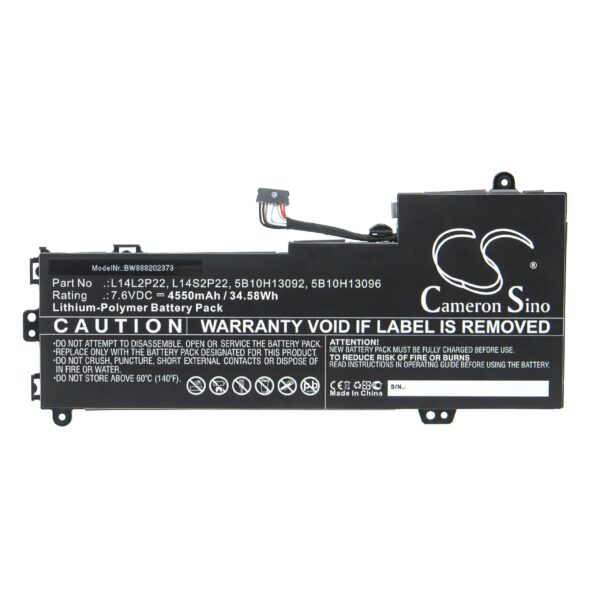 Bateria para Notebook Lenovo vhbw 4550 mAh 7.6V Li-polymer