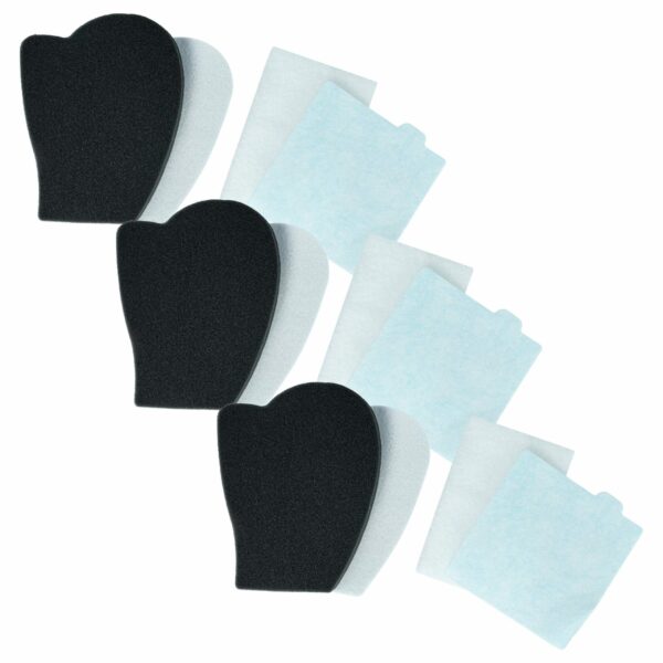 Conjunto de 12 Filtros vhbw para Aspirador Electrolux / AEG - Substitui AEF04, 9001950683