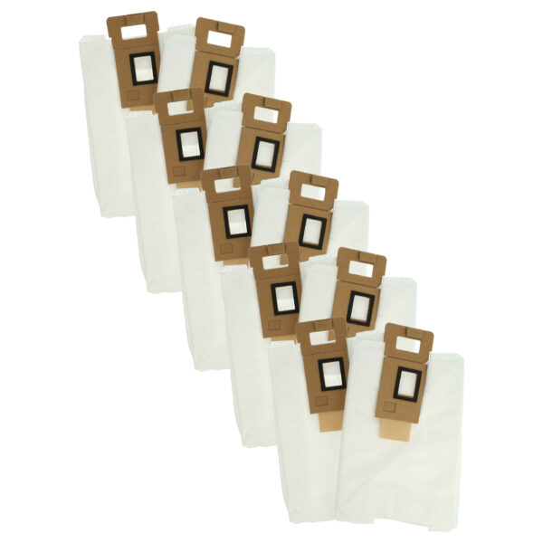 10x Sacos para Aspirador vhbw em Microfibra para Roborock S7, S7 Plus, T7S, T7S Plus