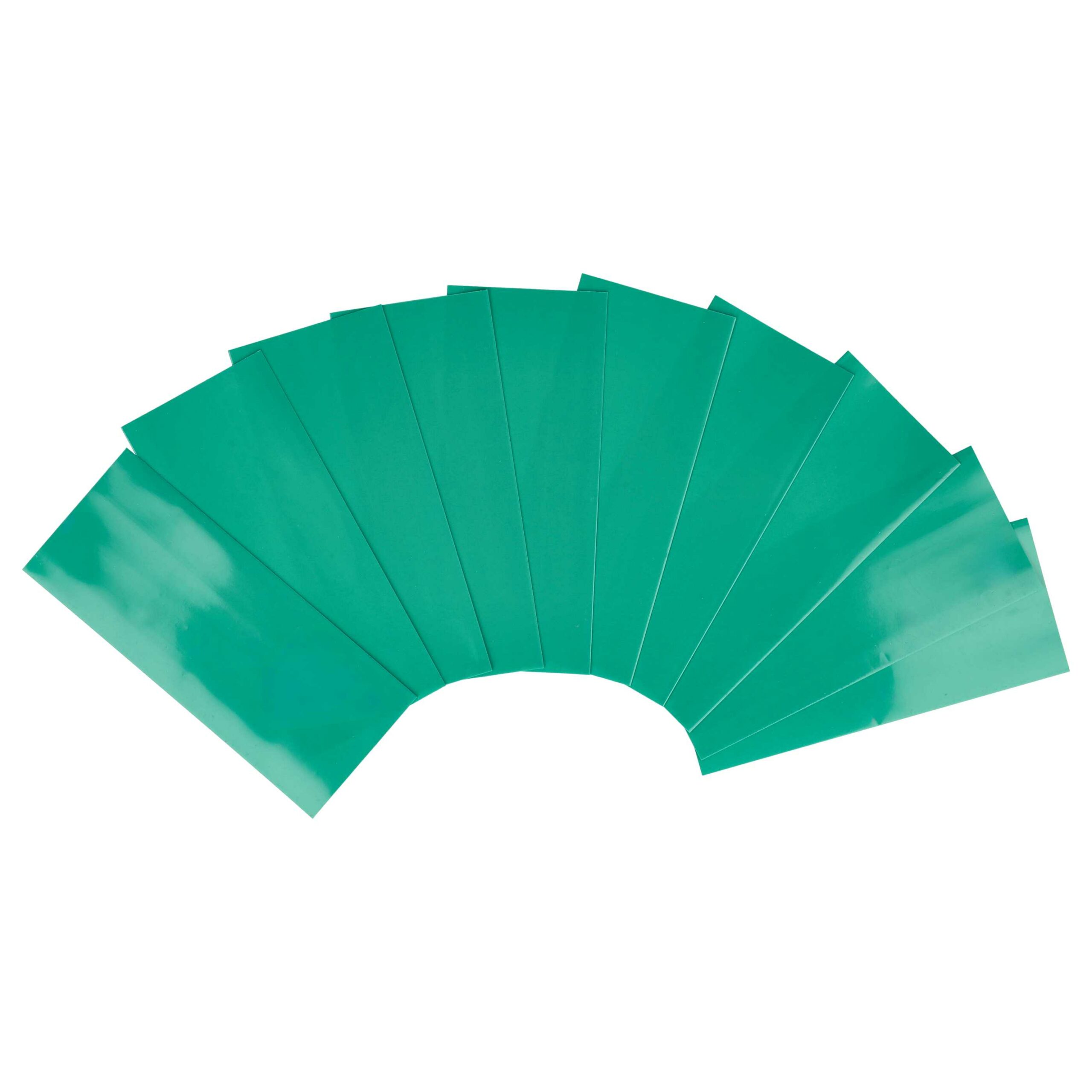 10x Manga Termorretrátil vhbw para Células de Bateria 18650 - Verde - Image 2