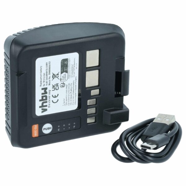 Bateria vhbw para Flash Profoto (3400 mAh, 14.8 V, Li-Ion)