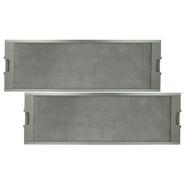 2x Filtro de Gordura Metálico de Longa Duração vhbw substitui Europart 804080