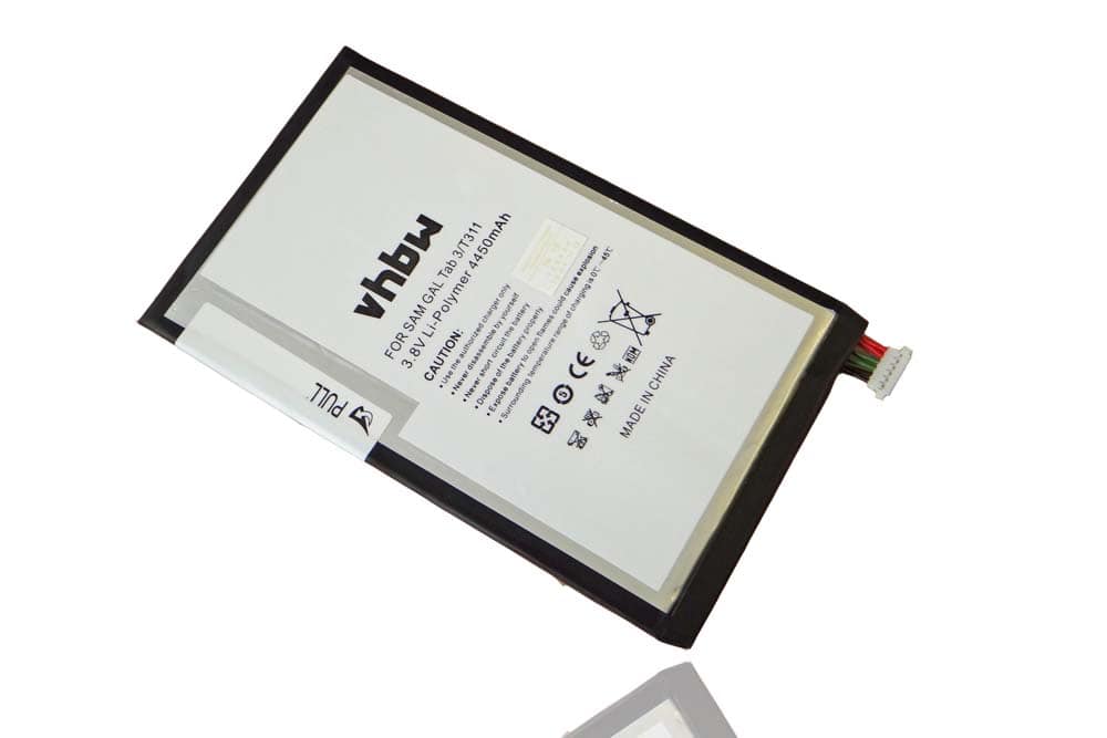 Bateria para Tablet Samsung vhbw AAaD415JS/7-B, SP3379D1H - 4450 mAh 3.8 V Li-polymer