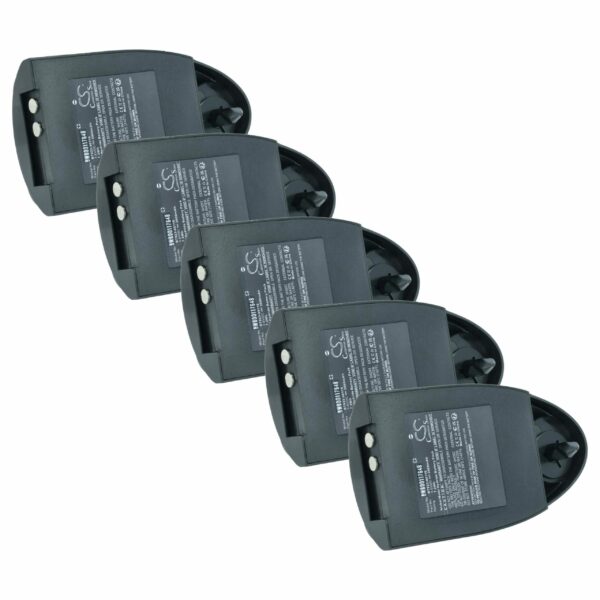 5x Bateria de Substituição vhbw para Comando Remoto Cattron Theimeg BAT-0000327, BT923-00116 - 2000 mAh
