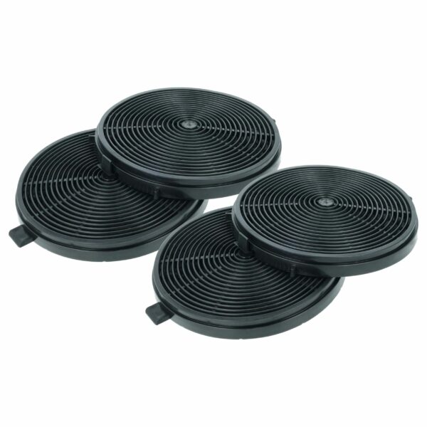 Filtro de Carvão Ativado vhbw para Coifa PKM - Compatível ATLAN 301030600017 (Pack 4x)