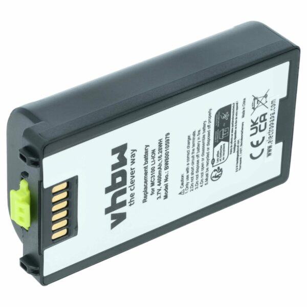 Bateria vhbw para Scanner de Códigos de Barras Symbol / Zebra - 4400 mAh 3.7 V