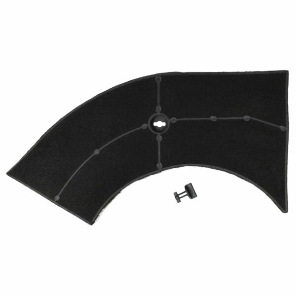 Filtro de Carvão Ativado para Coifas Bauknecht - Substituição AEG 5027456700/2 - 28 x 13,3/9,5 x 2,6 cm