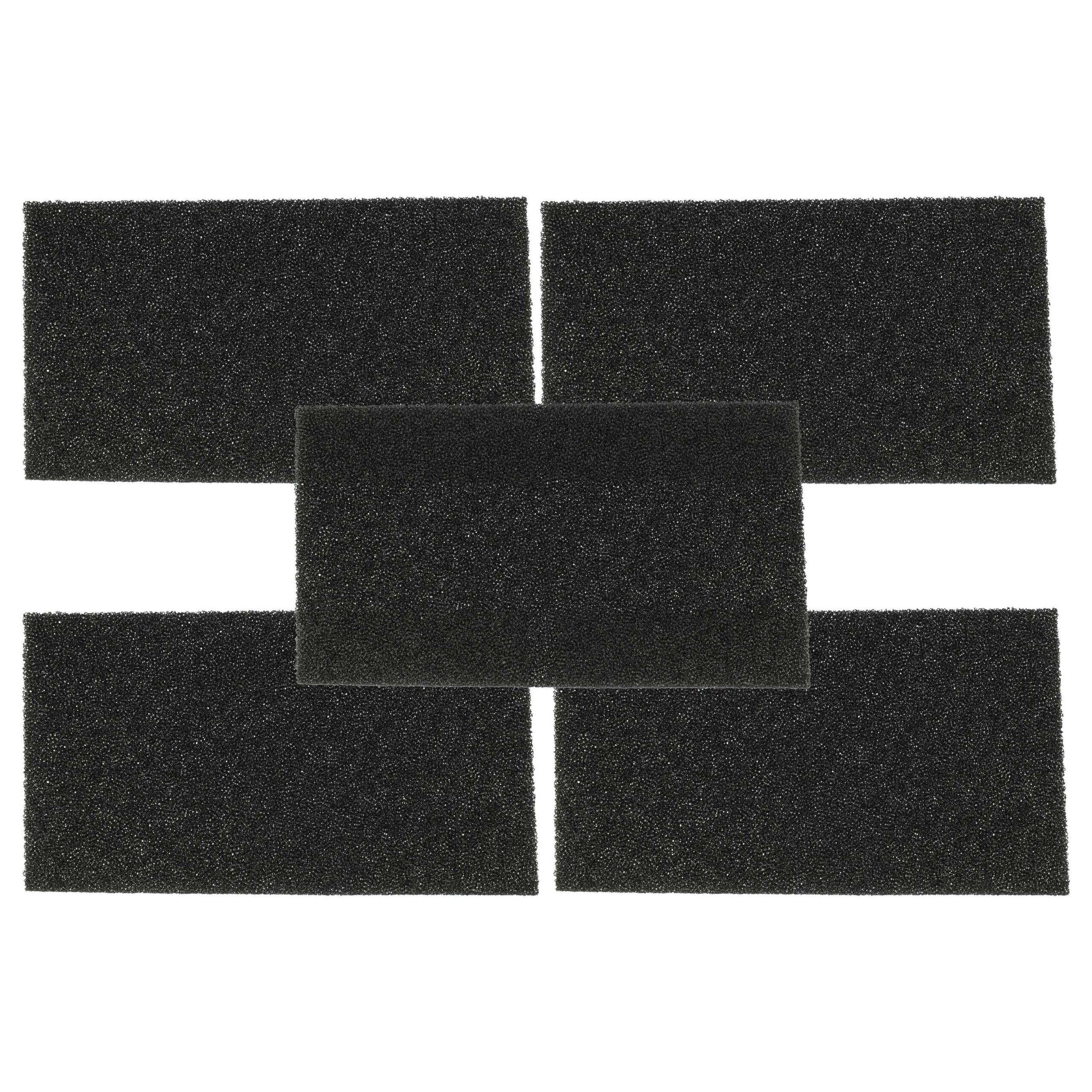 Conjunto de 5 Filtros de Espuma para Secadora Blomberg 2952560100 vhbw