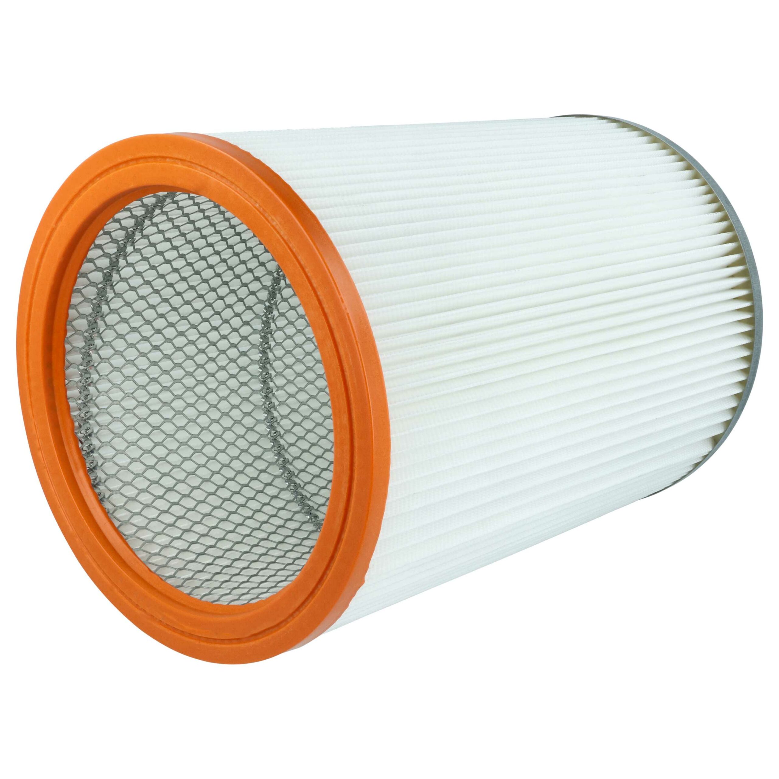5x Filtro Cartucho de Substituição para Aspirador WAP Nilfisk R 637/1, Laranja/Branco - Image 2