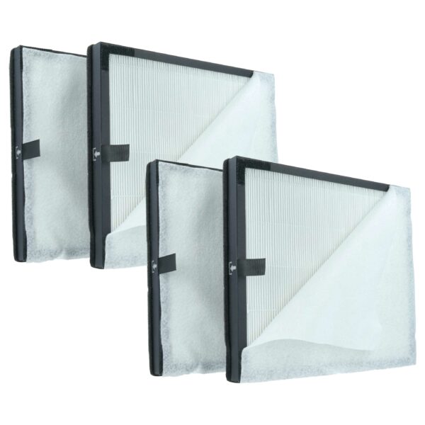 Pack 4x Filtro de Carvão Ativado vhbw compatível com Purificadores de Ar Morento, WESTHEY, YIOU HY4866