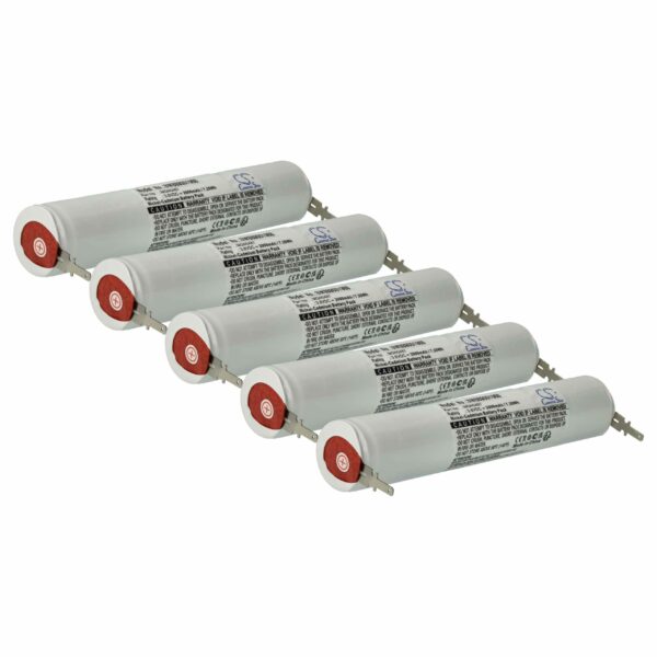 Bateria de Emergência 5x vhbw 2000 mAh 3.6V NiCd compatível Schneider OVA TD110431