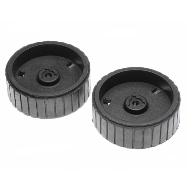 Conjunto 2x Rodas de Substituição para iRobot 390T Aspirador e Mop Robótico vhbw