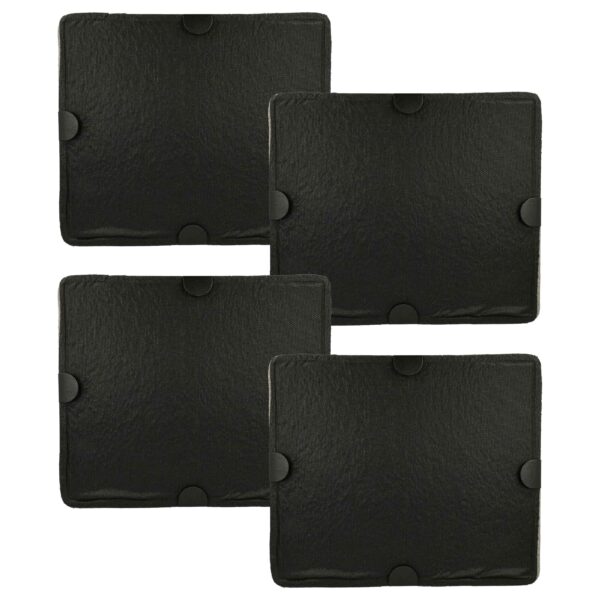 Filtro de Carvão Ativado vhbw para Coifa Miele - Pack 4x (29 x 24,5 x 2 cm)