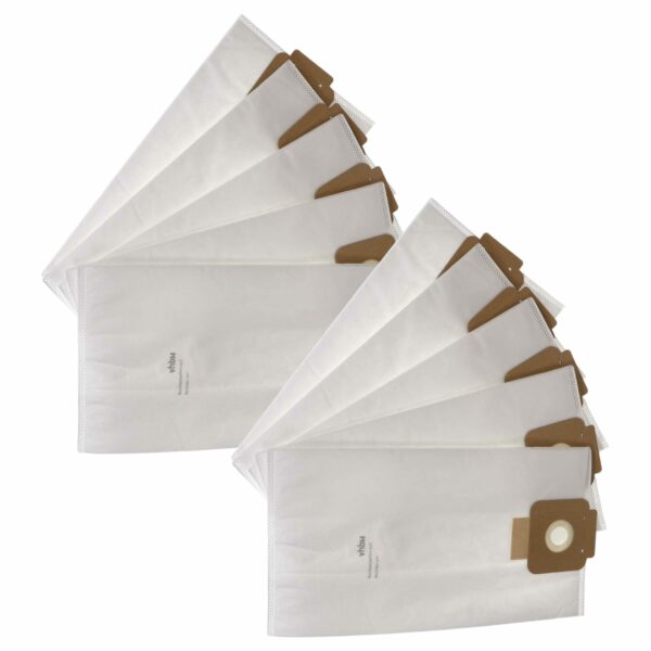 Pack 10x Sacos para Aspirador compatíveis com Sprintus 106.013, 106013 para Starmix - Microfleece