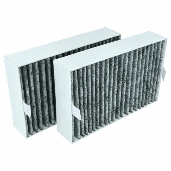 2x Filtro de Carvão Ativado Compatível com Miele 28996433EU1, 11793450, DKF 31-P