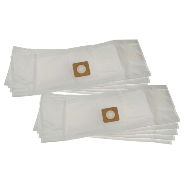 10x Sacos para Aspirador vhbw compatíveis com Bosch 2609256F33 - Microfleece