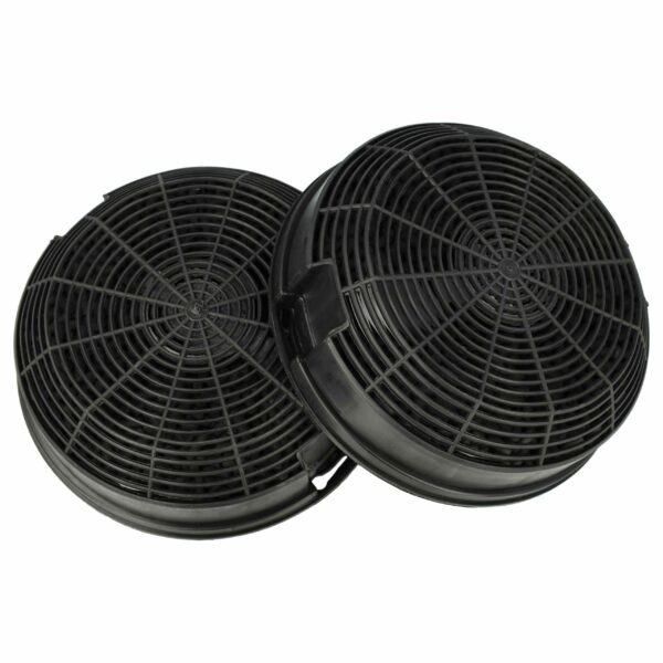 2x Filtro de Carvão Ativado para AEG 4055046520, 50292969008 - Privileg - 15,3 cm