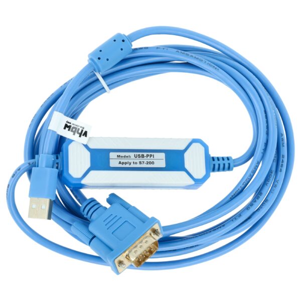 Cabo de programação PLC vhbw para Siemens Simatic S7-200, USB para RS-232, 3m