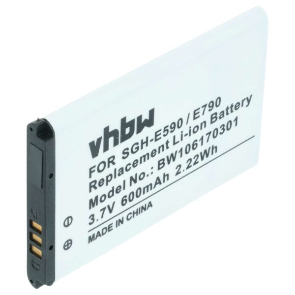 Bateria para Telemóvel Samsung AB403450BC, AB403450BA, AB403450BEC, AB403450BE - 600 mAh 3.7 V Li-Ion vhbw