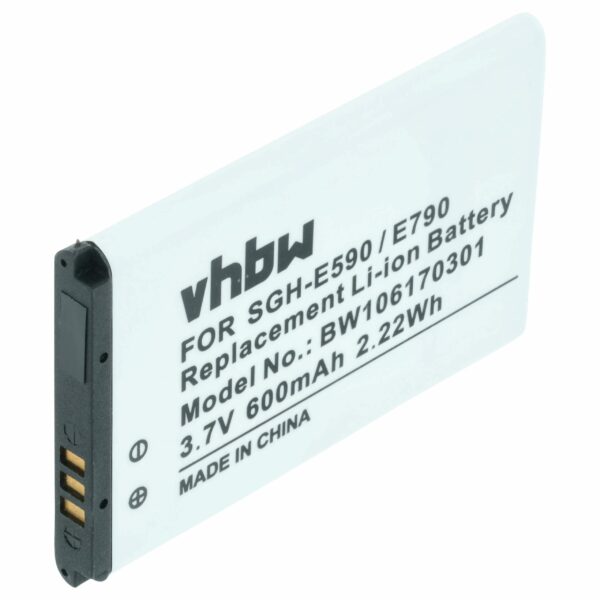 Bateria para Telemóvel Samsung AB403450BC, AB403450BA, AB403450BEC, AB403450BE - 600 mAh 3.7 V Li-Ion vhbw