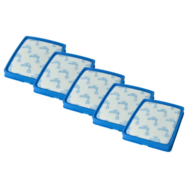 5x Filtros de entrada para substituir Philips CP0617 - Compatível com aspiradores Philips