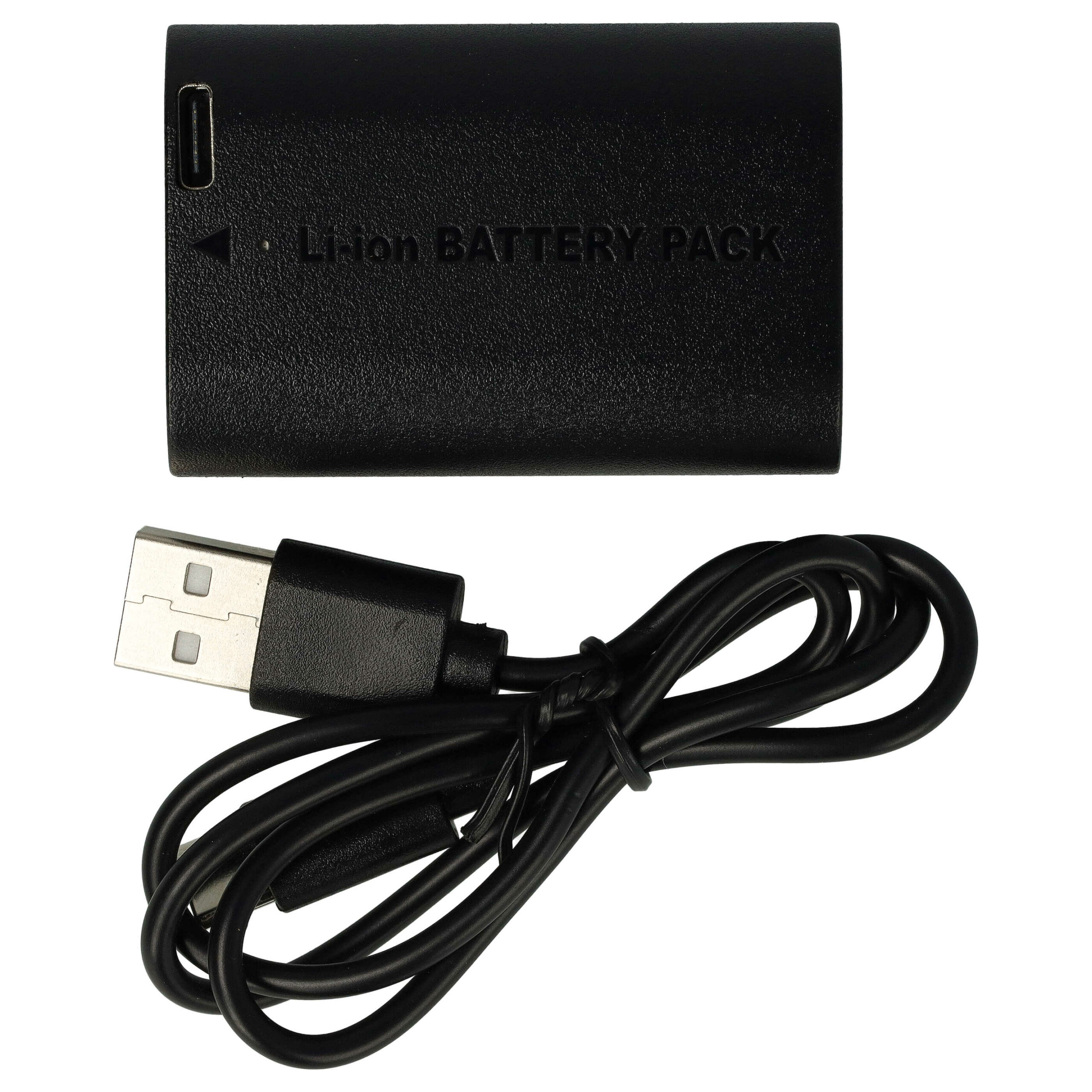 3x Baterias EXTENSILO para Canon LP-E6 - 2250mAh, 7.4V, com Porta USB-C - Image 2