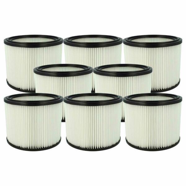 8x Filtro de Substituição vhbw para Aspirador Berner 94314