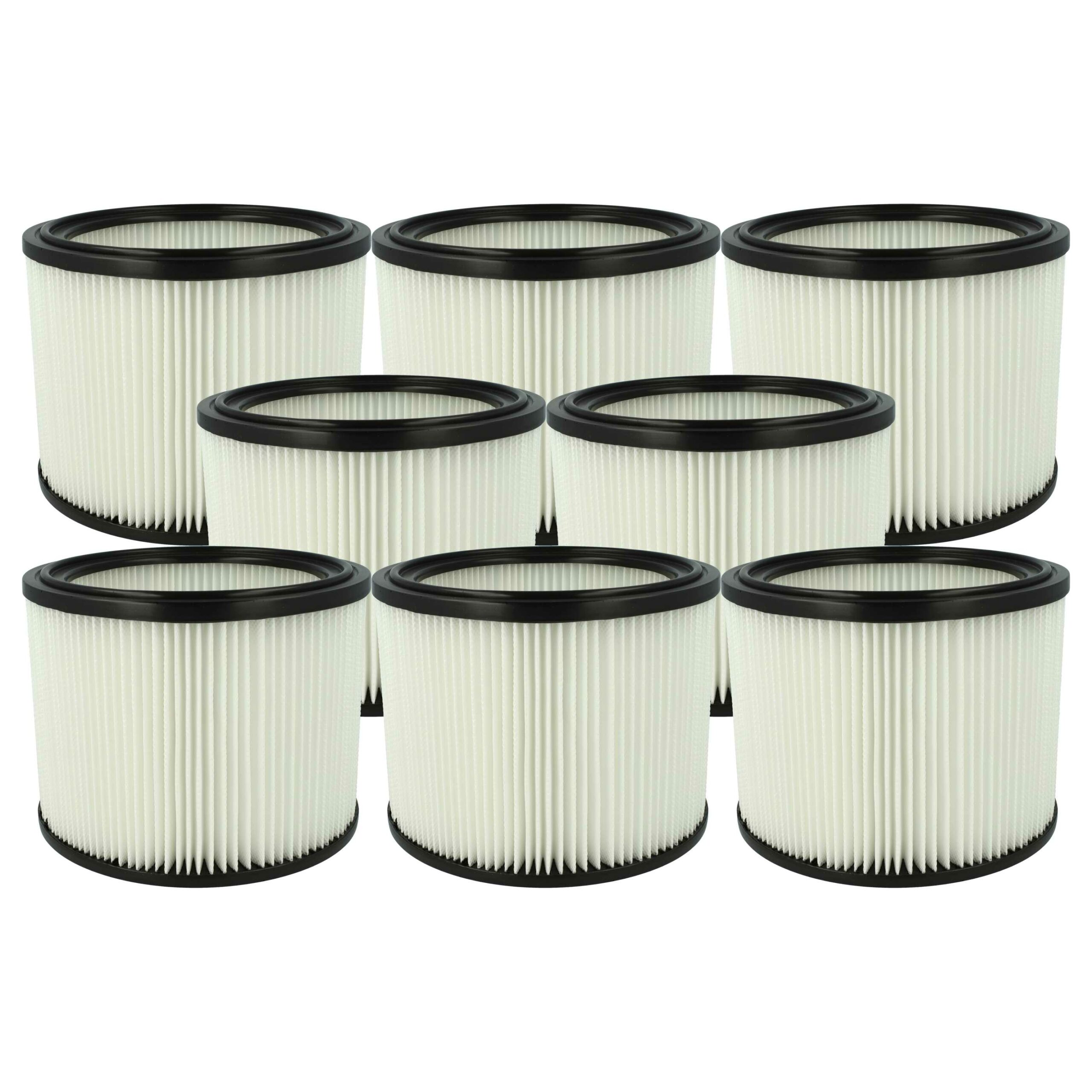 8x Filtro de Substituição vhbw para Aspirador Berner 94314