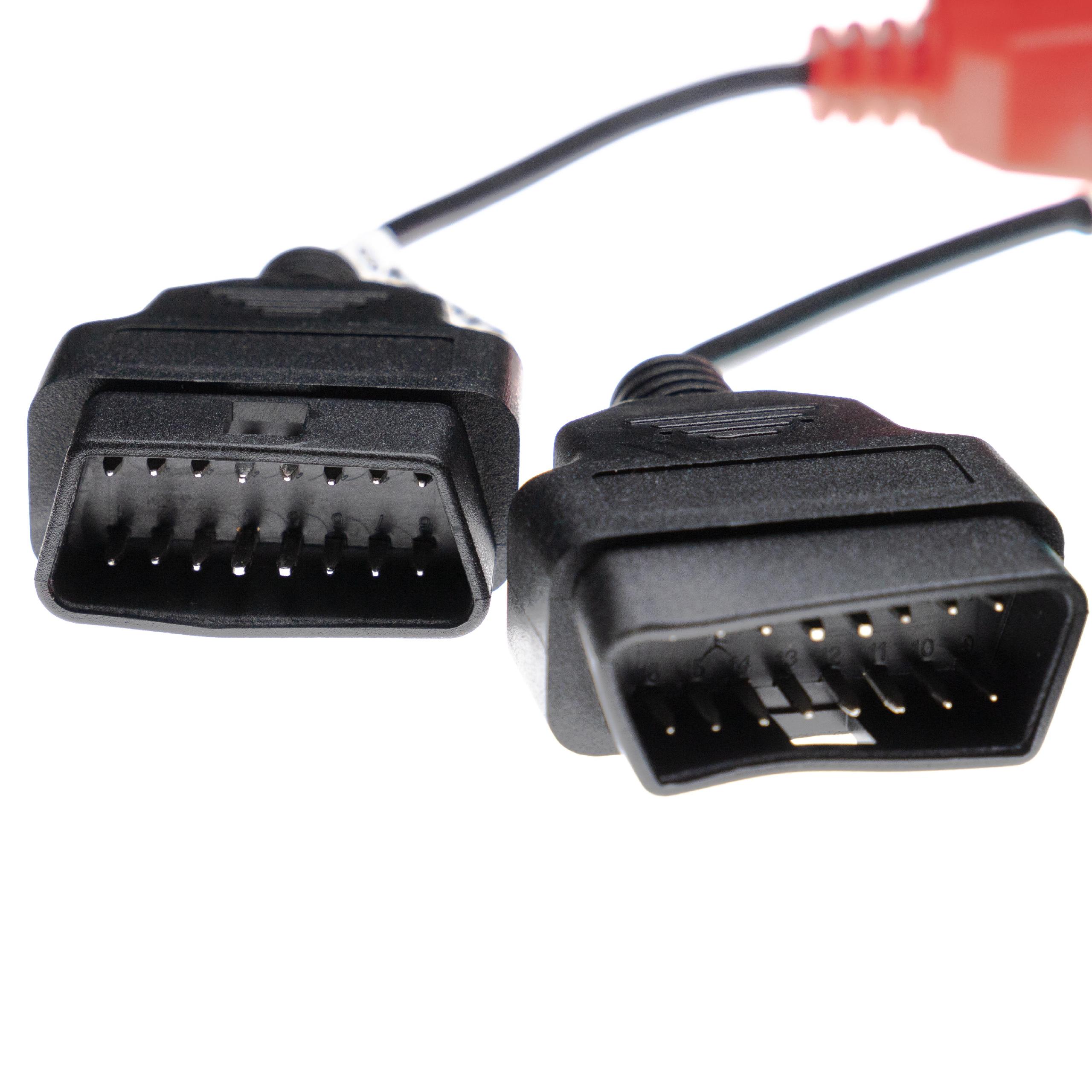 Conjunto de 4 Adaptadores OBD2 16Pin OBD1 para Alfa Romeo, Fiat, Lancia - Image 4