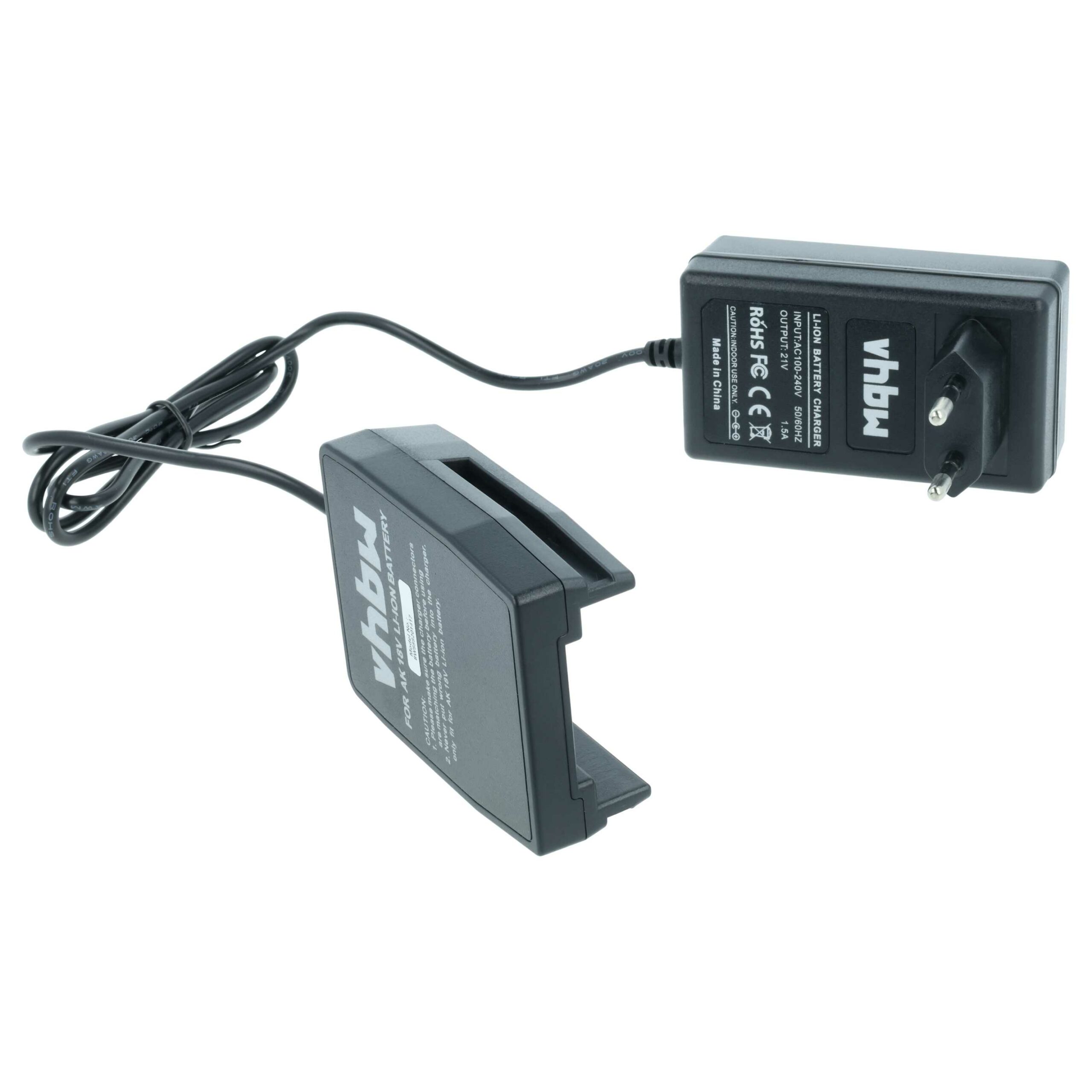 Carregador vhbw para Baterias Worx, Rockwell, AL-KO RK1806K2 - Li-Ion, 1.5A - Image 3