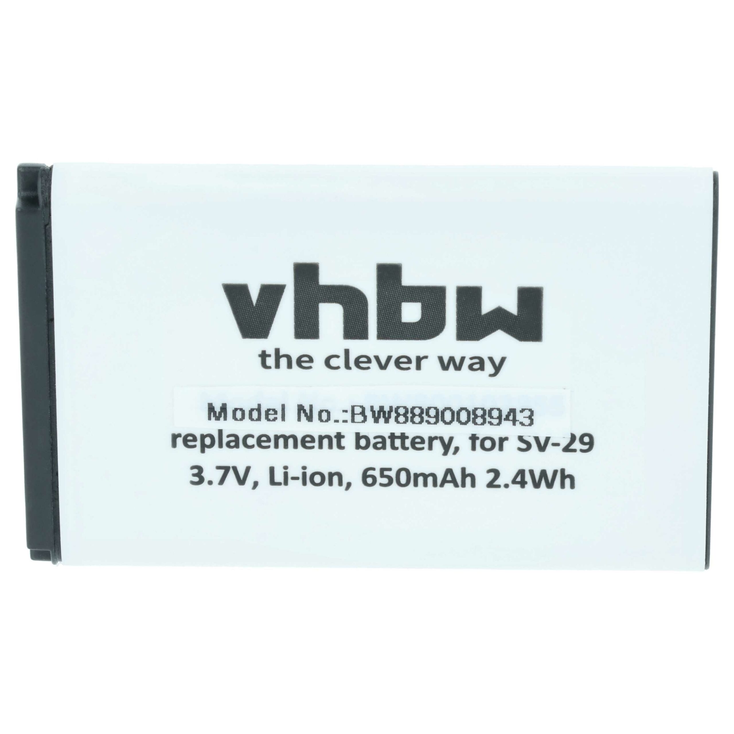 Bateria para Telemóvel vhbw compatível com Alcatel RTR001F01 - 650 mAh 3.7 V Li-Ion - Image 3