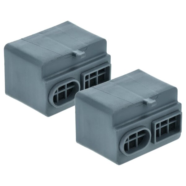 2x Filtro de Carvão Ativado vhbw substitui Liebherr 743455700 para Frigorífico