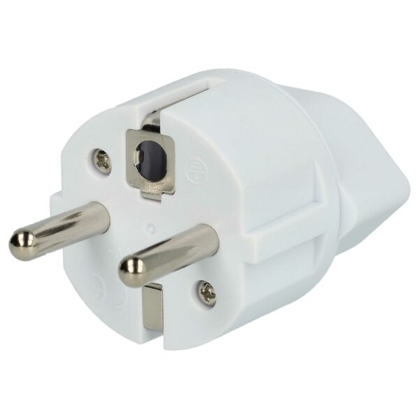 Adaptador de Viagem Tipo J vhbw SN 441011 (Ficha EU para Tomada Suíça) - 2500 W