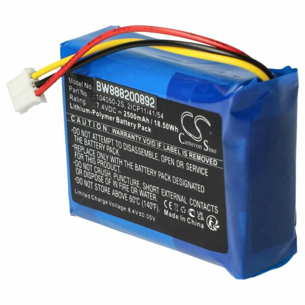 Bateria de substituição vhbw para Philips Fidelio B5, HTL9100, HTL9300 - Li-polímero 2500 mAh