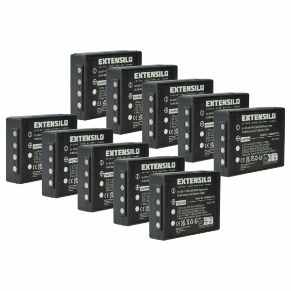 10x Baterias de Substituição para Telecomando HBC 005-01-00615, BA205000, BA206000, BA205030 - 2500 mAh