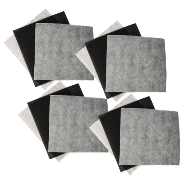 Conjunto de 12 Filtros vhbw para Purificador de Ar DeLonghi 5537000900