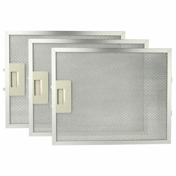 3x Filtro de Gordura Metal Longa Duração compatível com Gorenje 127036