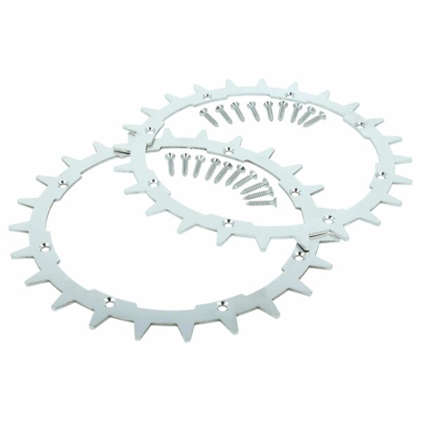2x Picos de Tração para Cortador Robótico McCulloch, Husqvarna, Gardena, Flymo - Aço Inoxidável, 24 Dentes