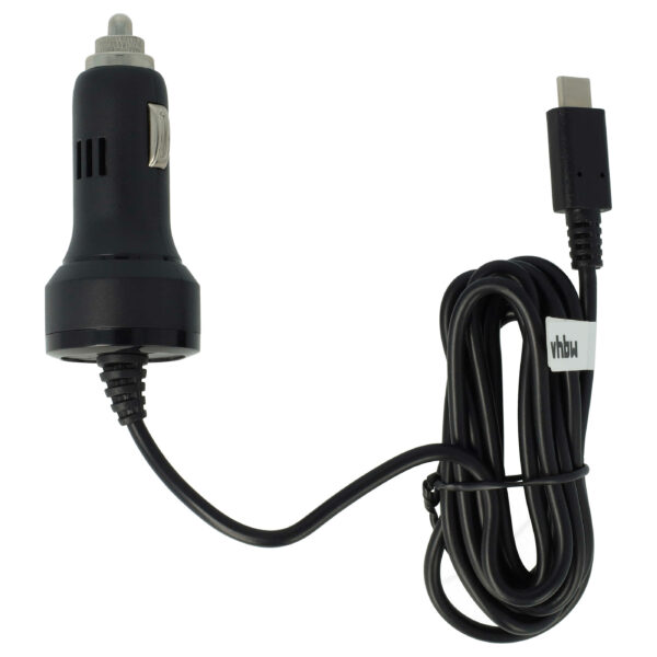 Cabo Carregador USB-C para Carro 2.4 A - Huawei, Microsoft, LG, Gigaset e Smartphones