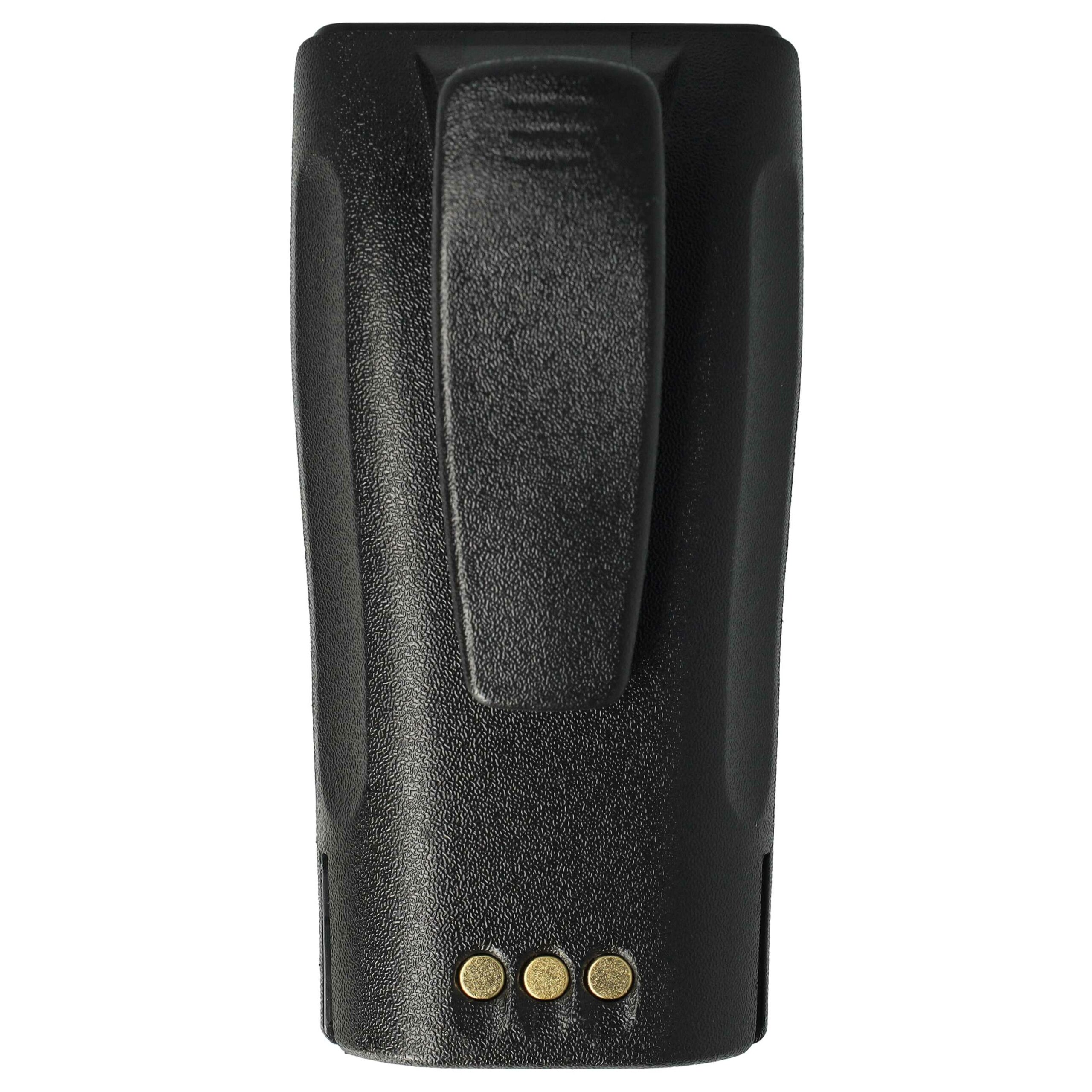 Bateria vhbw 5x para Rádio Motorola NNTN4497A/NNTN4496 - 1400 mAh 7.2V NiMH + Clip de Correia - Image 4