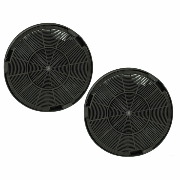 2x Filtro de Carvão Ativado de Substituição para AEG EHFC62, EFF62 para Exaustor Bosch - 19.6 cm