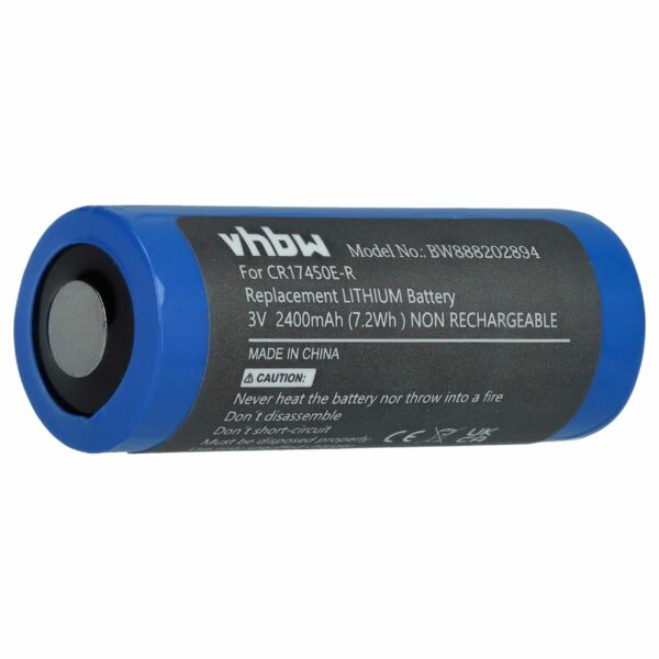 Bateria de Lítio vhbw CR17450E-R Universal - 2400 mAh 3V