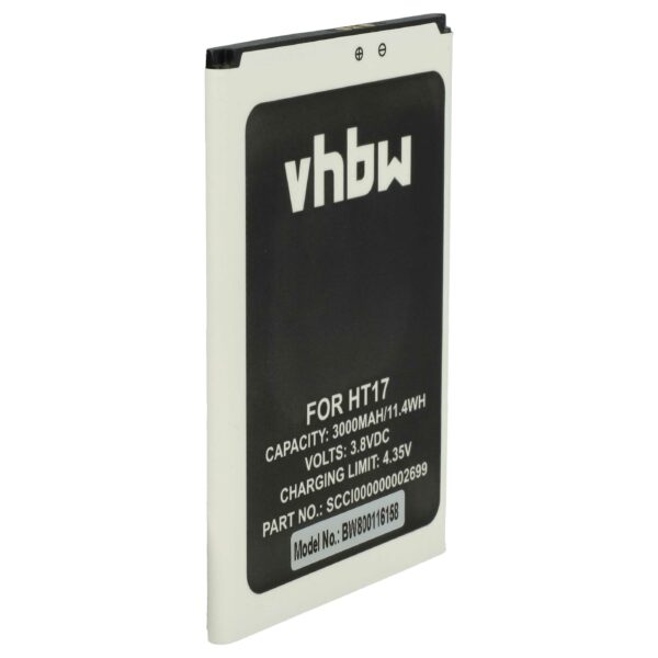 Bateria vhbw para Telemóvel HomTom SCCI0000000155502 - 3000 mAh 3.8 V Li-Ion