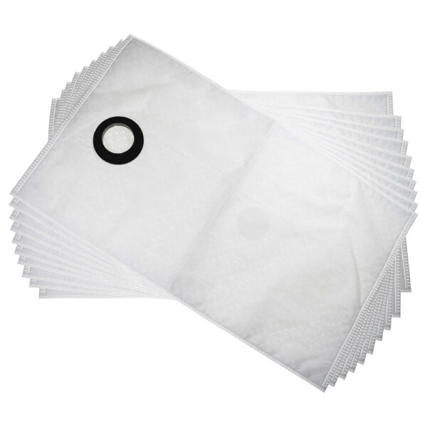 10x Sacos para Aspirador Makita 83132B8I - Microfibra vhbw