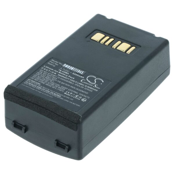 Bateria de Substituição vhbw para Datalogic 94ACC1386, BT-26, BT-10 - Scanner POS - 5200 mAh 3.7 V