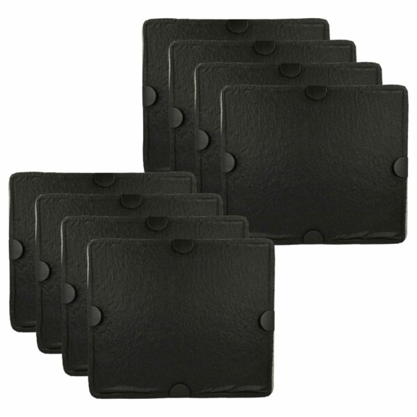 Filtro de Carvão Ativado vhbw para Coifa Miele - Pack 8 Unidades (29 x 24,5 x 2 cm)