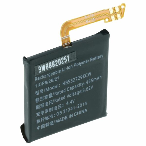 Bateria para Smartwatch Huawei HB532729ECW - 450 mAh 3.82 V Li-polímero vhbw