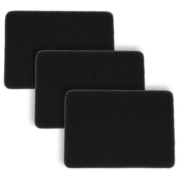 3x Filtros de Espuma para Aspirador Rowenta RS-RT4229 - vhbw