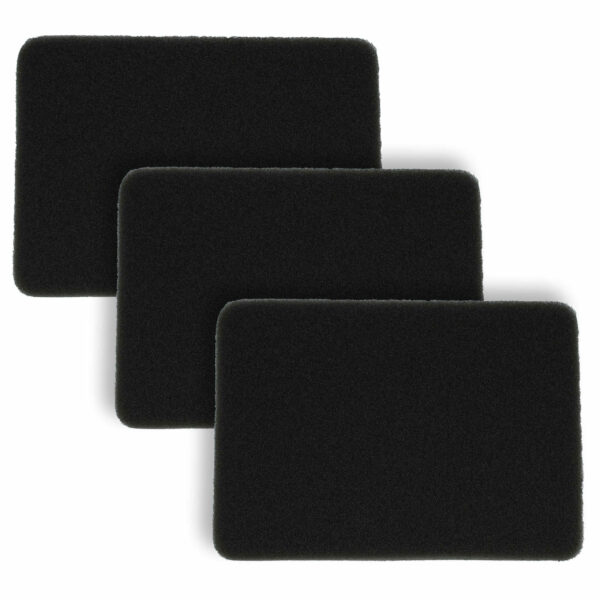 3x Filtros de Espuma para Aspirador Rowenta RS-RT4229 - vhbw