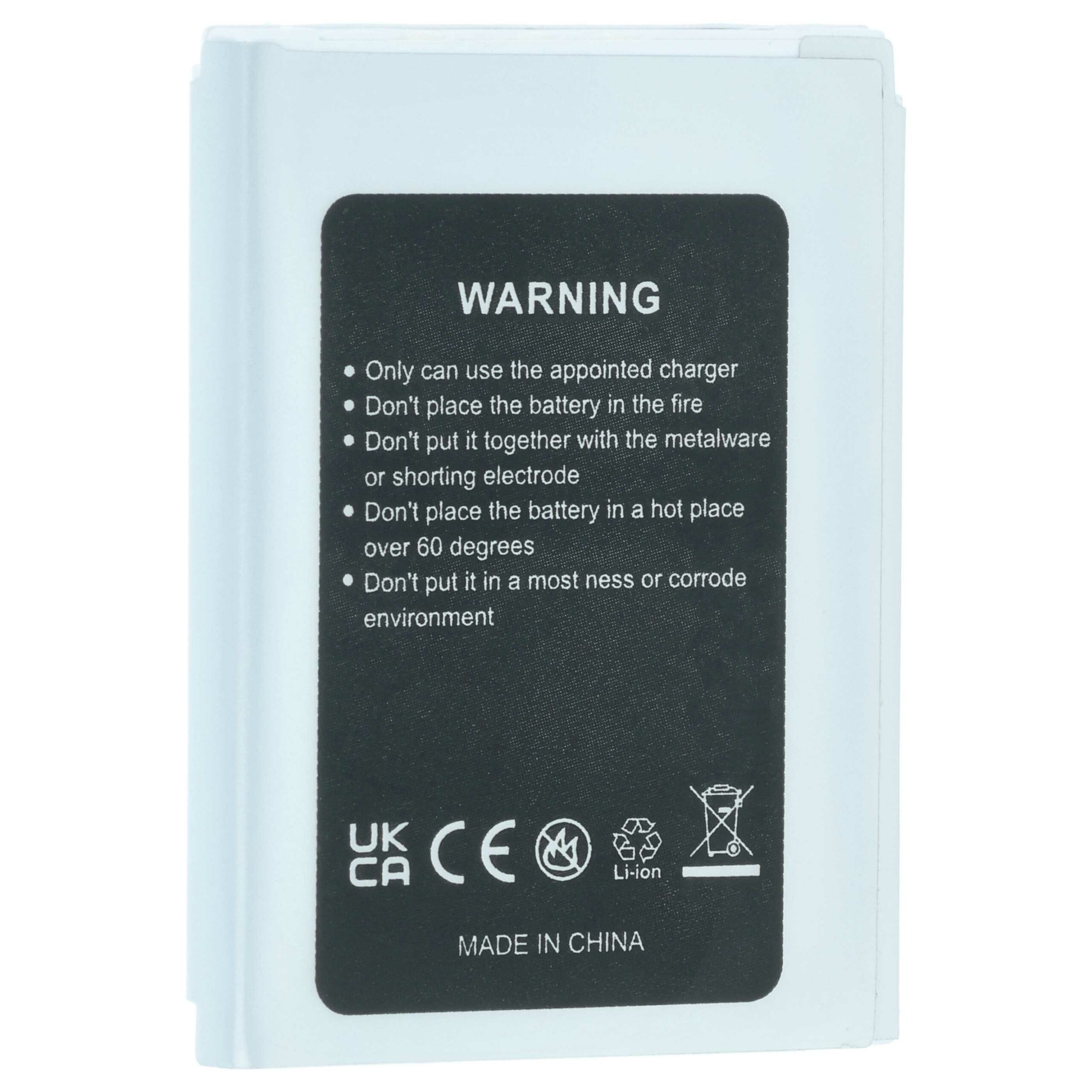 Bateria vhbw compatível com CipherLab BA-80S1A2, KB1B371200005 - 1300 mAh 3.7 V Li-Ion - Image 4